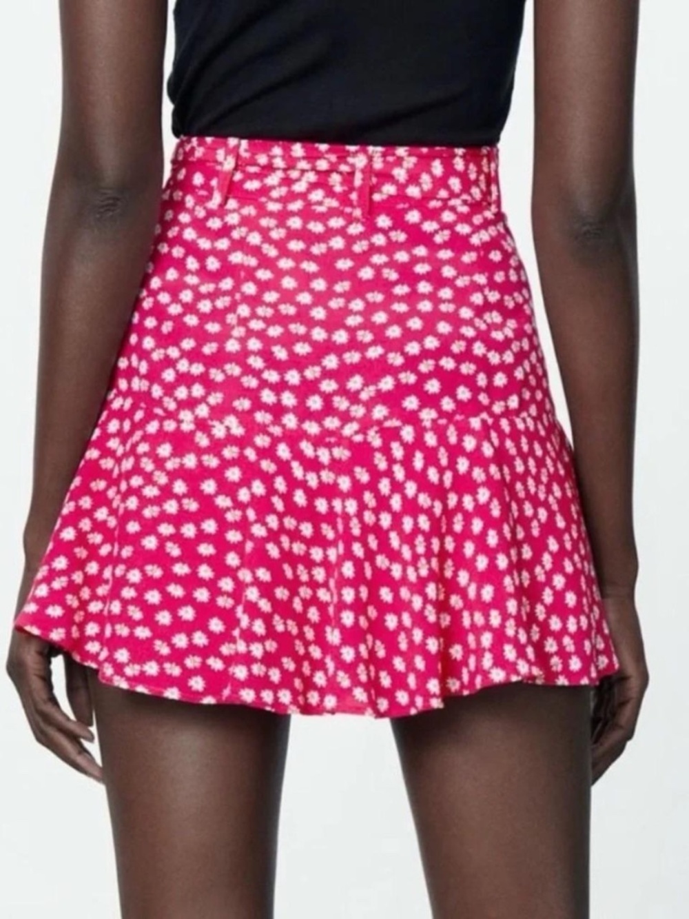 Zara Red and White Skirt - Picture 2 of 5